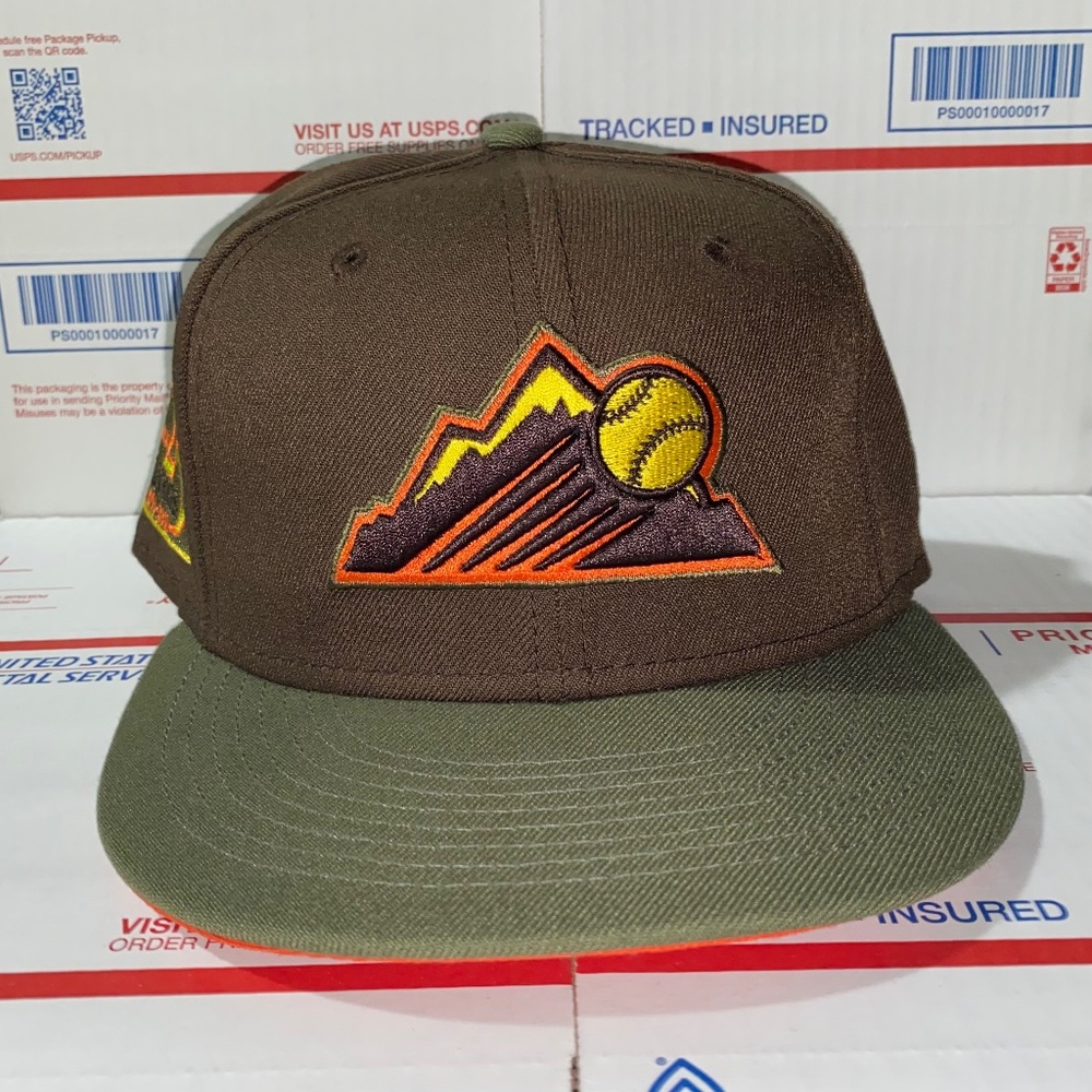 Colorado Rockies Hat Club custom Baseball Cap RARE Hat 7 3/8 New Era 25 years !